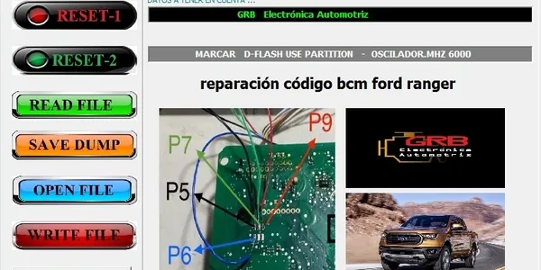 Reparación U3000 BCM Ranger